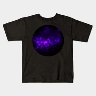 Purple Galaxy Blast Kids T-Shirt